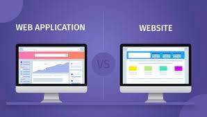 web application vs website